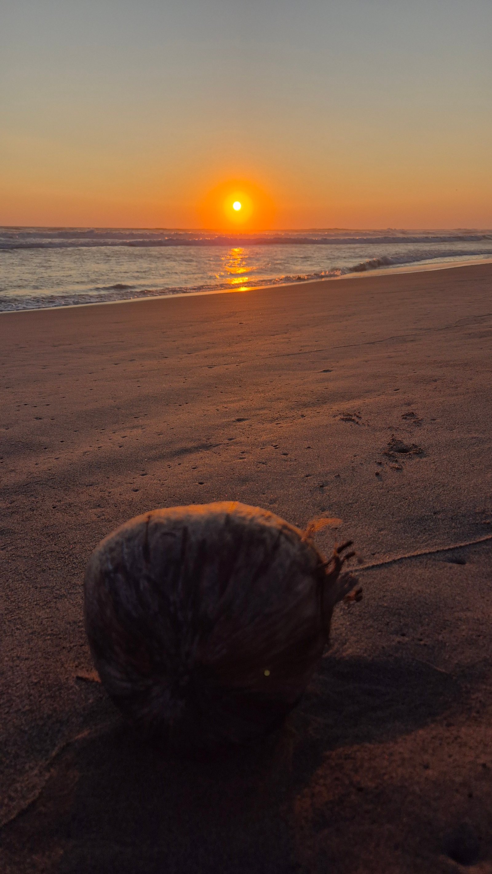 Atardecer dorado sobre el Océano Pacífico en Acapulco